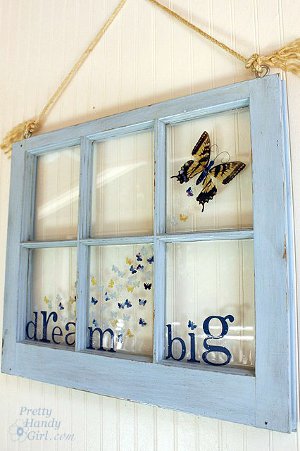 Big Dreams Butterfly Window