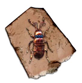 Gilded Bug Tile