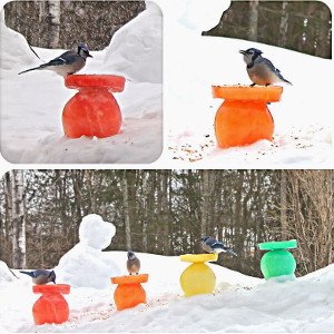 Stand-Out Ice Bird Feeders