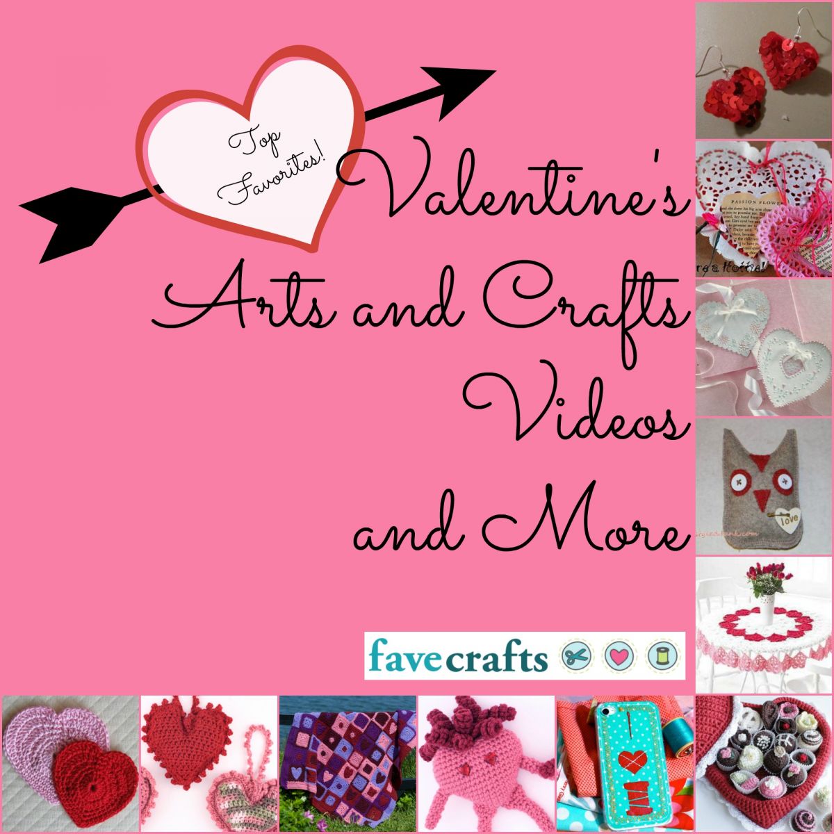 Top Valentine's Arts and Crafts, Videos, and More