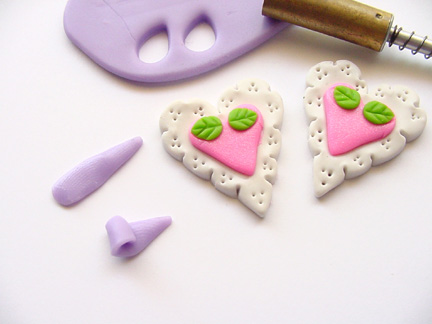 Valentine's Day Clay Hearts Step 7