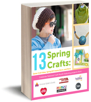 13 Spring Crafts: Easter Craft Ideas, Spring DIY Home Decor and More free eBook