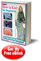 Learn Hot to Knit for Beginners:  27 Easy Knitting Patterns