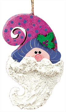 Bearded Santa Claus Ornament