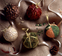 Nature Inspired Christmas Ornaments