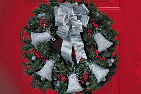 Silverbells Christmas Wreath