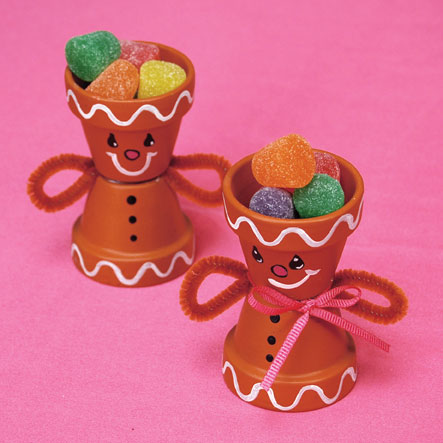 Ginger Bread Candy Pots