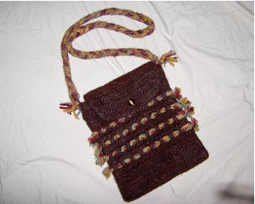 Felted Crochet Bag