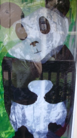 Panda Faux Stained Glass
