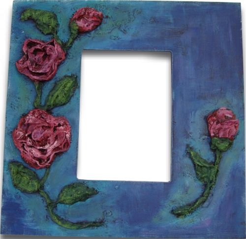 Sculpted Rose Wrap Frame