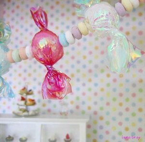 Faux Candy Garland