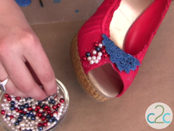 Upcycled Patriotic Shoes