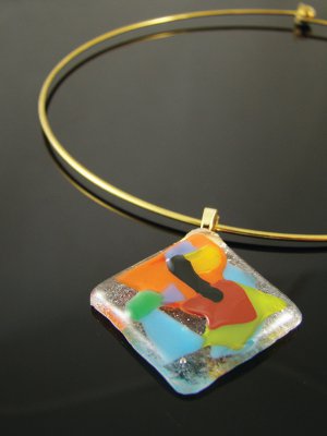 Splash of color pendant