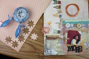 Be More Scrapbook Layout
