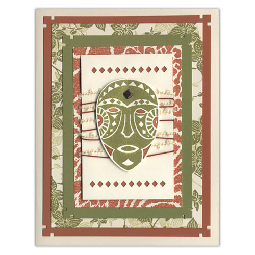 Africa Theme Stamp Card