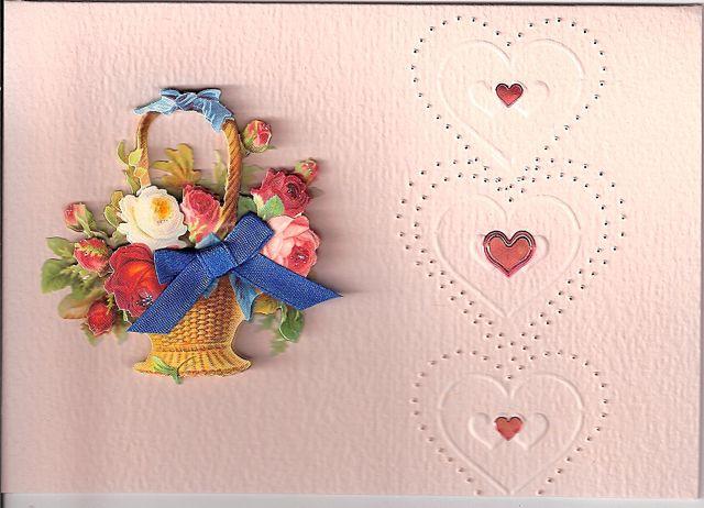 Hearts and Bouquet Card