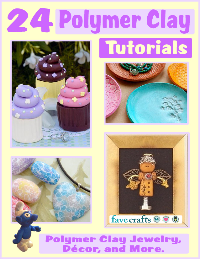 24 Polymer Clay Tutorials: Polymer Clay Jewelry, Home Decor and More free eBook