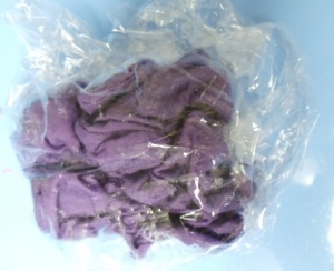 Amethyst Purple Dyed Dress - Step 5