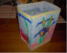 Beaded Bath Bucket