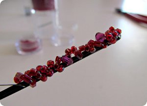 beaded bobby pins