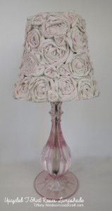 Casual T-Shirt Rosette Lampshade