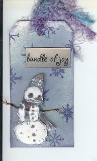 Snowman Gift Tag