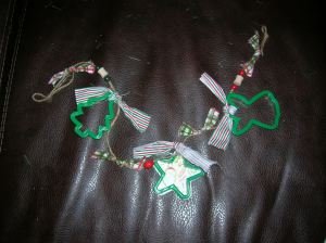 Christmas Cookie Cutter Garland