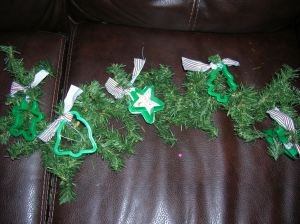 Christmas Cookie Cutter garland