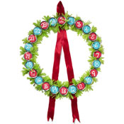 Christmas Countdown Wreath