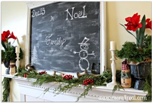 Country Christmas Chalkboard