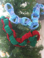 Seasonal Crochet Linked Garland