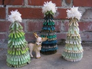 Felt Sweater Christmas Trees