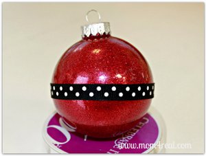 Glittered Santa Ornament