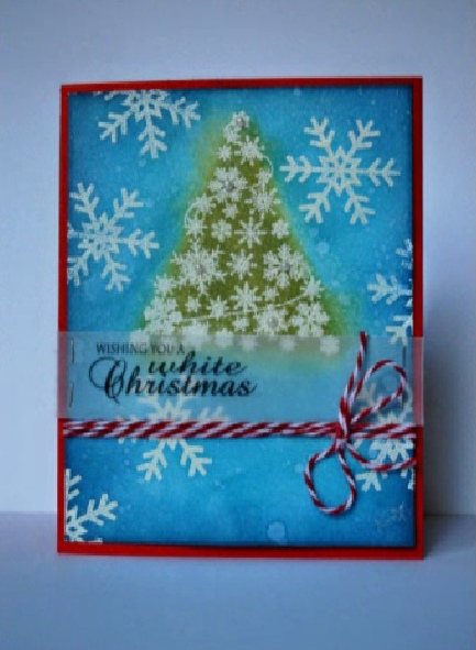 Majestic Embossed Tree Card