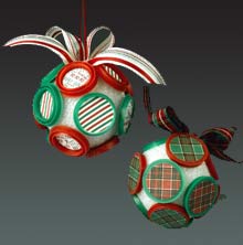 Milk Bottle Cap Recycled Christmas Ornament