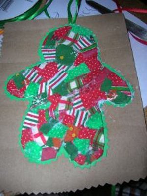 Quilted Gingerbread Man