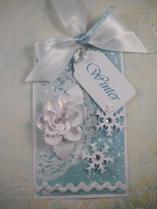 Winter Rose Gift Tag