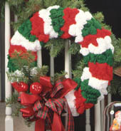Yarn Christmas Wreath