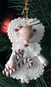 Clay Angel Ornament