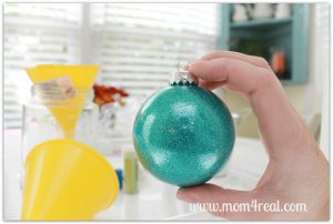Glitter Filled Ornaments