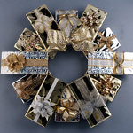 Gift Wrap Wreath