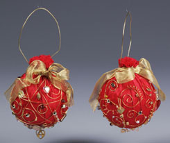 Jazzy Christmas Ornaments