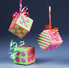 Handmade Mod Christmas Ornaments