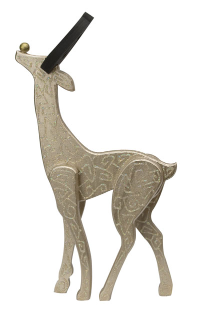 Painted Christmas Deer