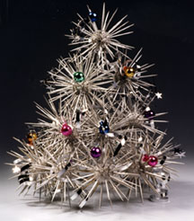 Starburst Tree Silver Centerpiece