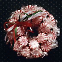 Handmade Candy Christmas Wreath