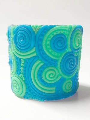 Groovy Clay Votive Holder