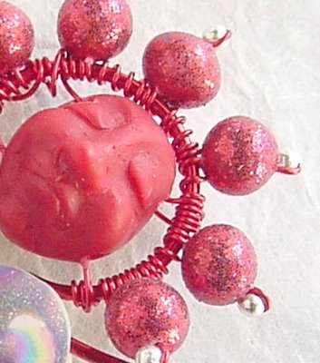 Glitter Clay Beads