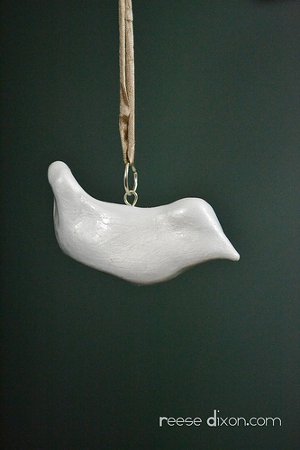 Clay Bird Pendant