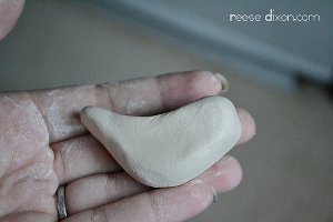 Clay Bird Pendant